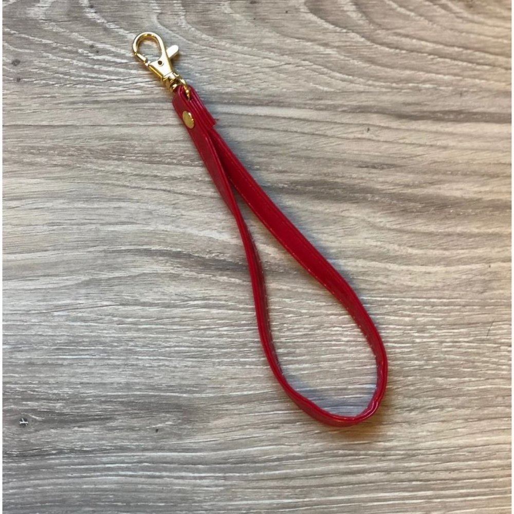 Makeup Junkie Wristlet  -  RED